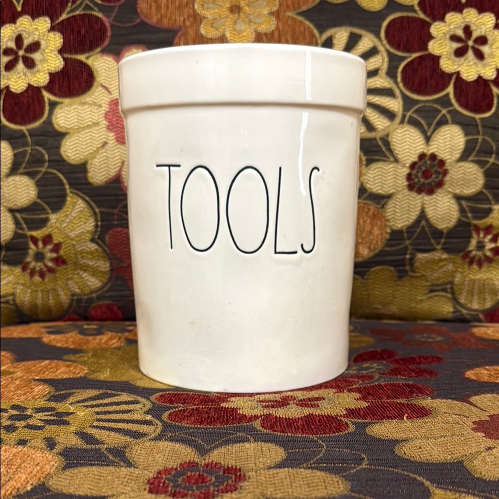 Rae Dunn Cream Ceramic Tools Holder